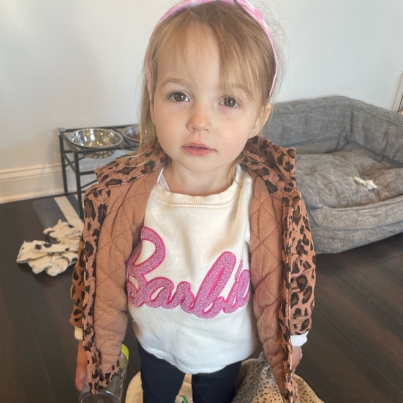 EUC GAP Cordoroy Quilted Leopard Print Shacket - Picture 2 of 4